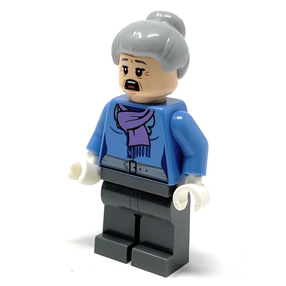 Aunt May (Light Purple Scarf) - LEGO Marvel Minifigure (2016)