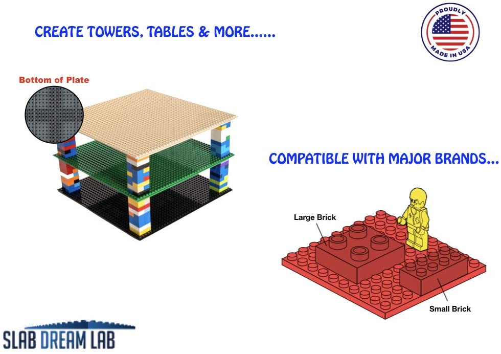 Baseplate (Neon / Bright Pink) SLAB Lite - 38 x 38 Studs - Image 3