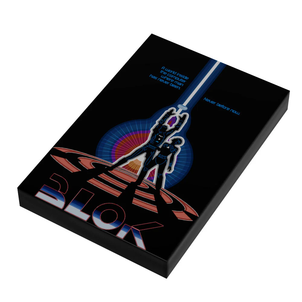 BLOK Movie Cover (2x3 Tile) - B3 Customs