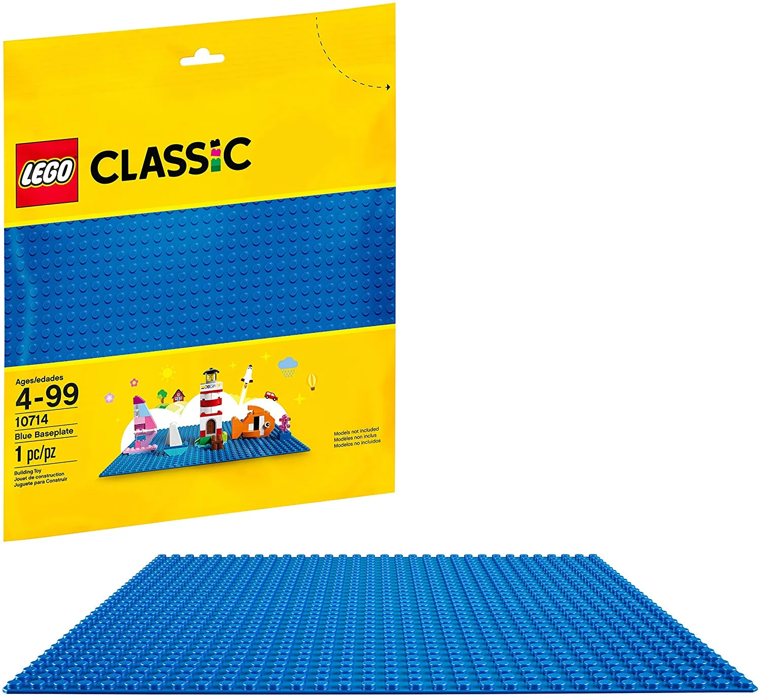 Blue LEGO Baseplate - 32 x 32 Studs (10714) - Image 2