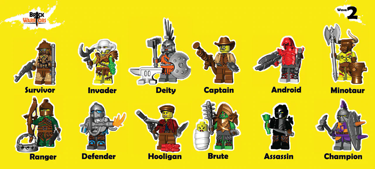 Brick Warriors Minifig Accessory Mystery Pack (Series 2) - Image 2