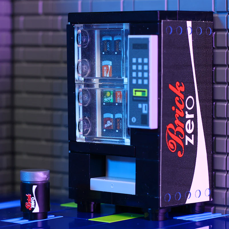 Brick Zero Soda Vending Machine made using LEGO parts - B3 Customs - Image 2