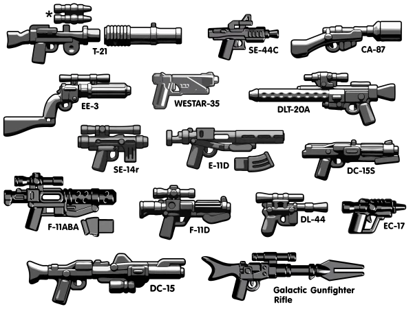 BrickArms Blasters Stellar V2 Minifigure Weapons Pack - Image 2