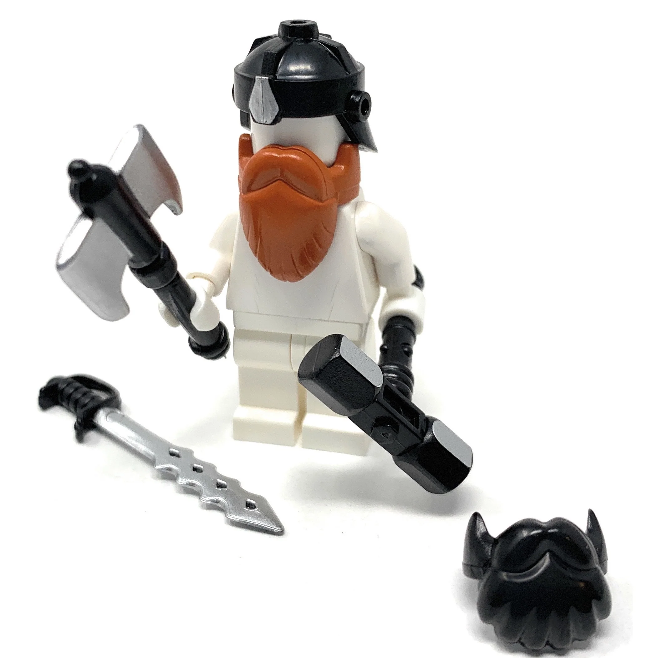 Plunderer - Dwarf Warrior Minifig Pack - BrickForge - Image 3