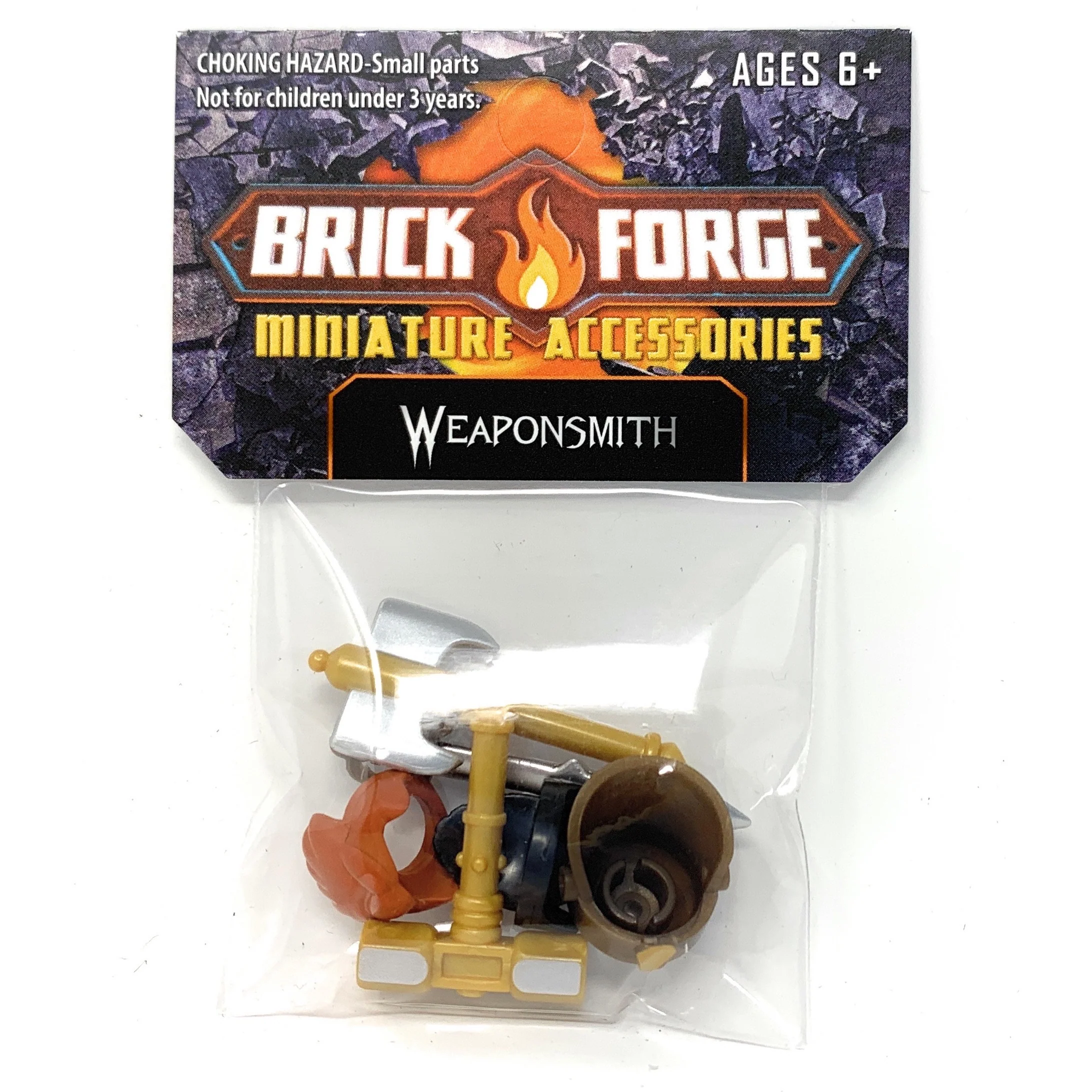Weaponsmith - Dwarf Warrior Minifig Pack - BrickForge - Image 3
