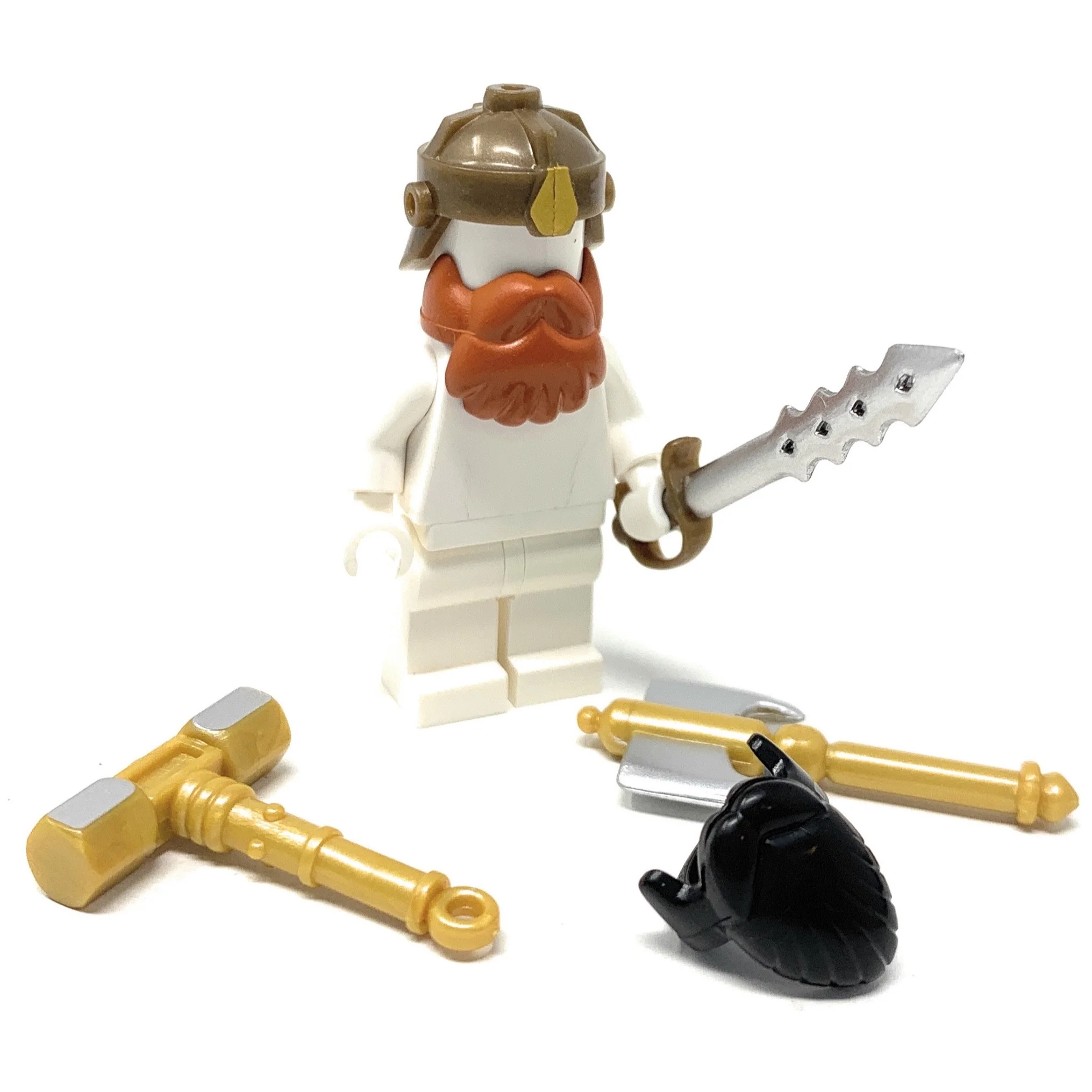 Weaponsmith - Dwarf Warrior Minifig Pack - BrickForge - Image 4