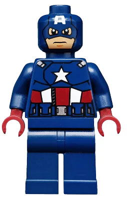 (Used) Captain America (Avengers) - LEGO Marvel Minifigure (2012)
