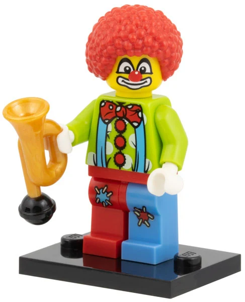Circus Clown - Series 1 LEGO Collectible Minifigure (2010) - Image 2