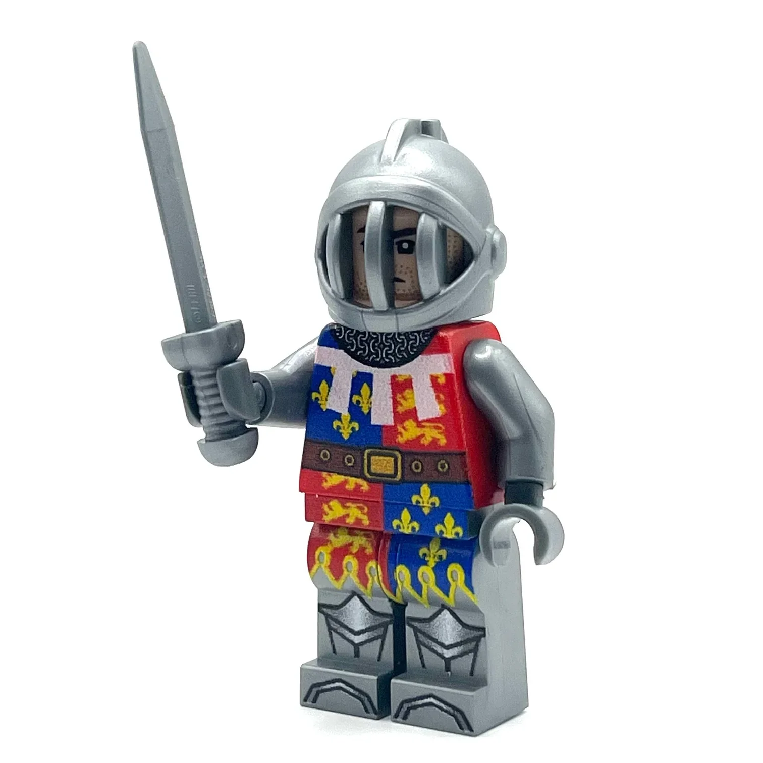 Custom Edward the Black Minifigure made using LEGO parts - Bricks at War
