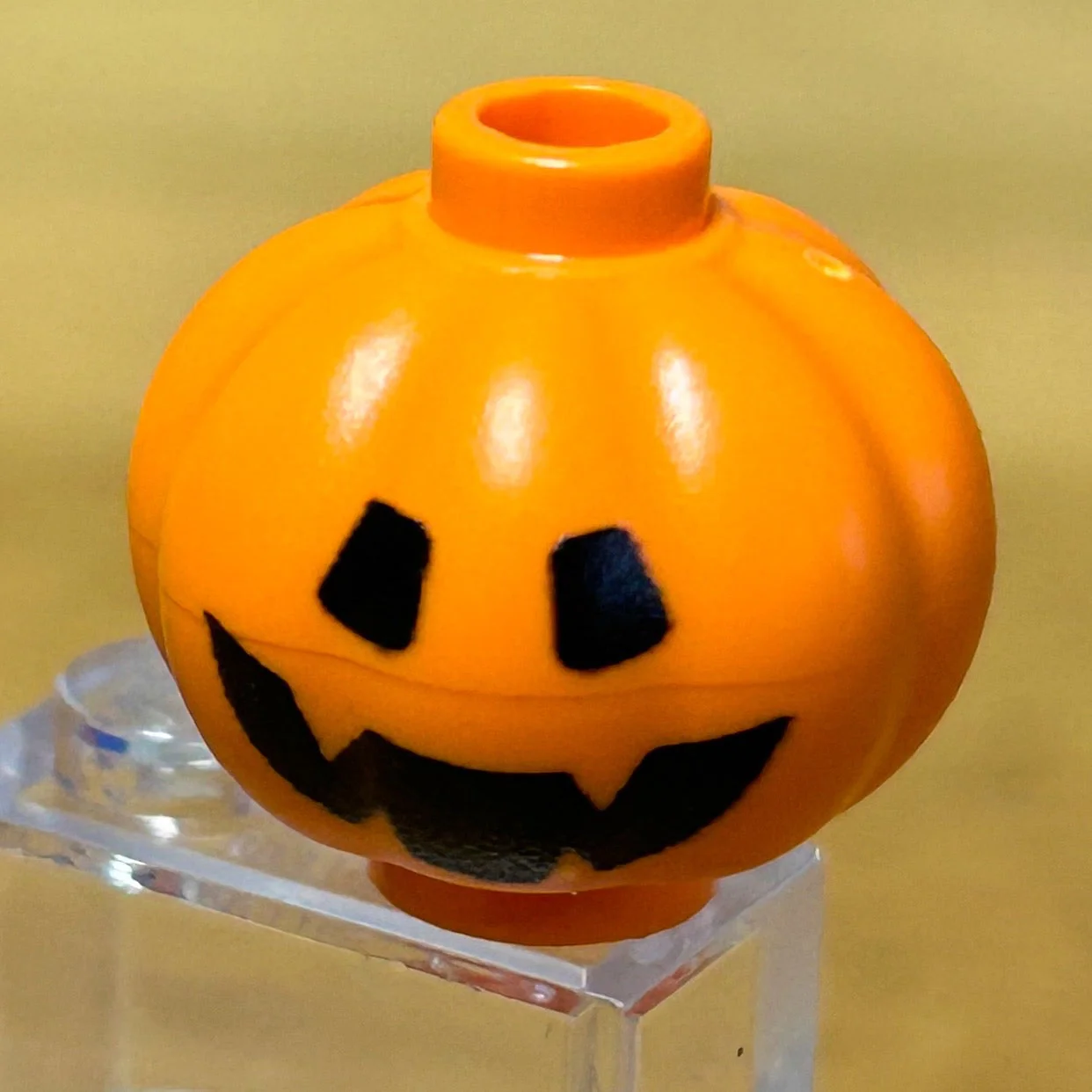 Custom Jack O' Lantern / Pumpkin Face #3 - B3 Customs made using LEGO part - Image 2
