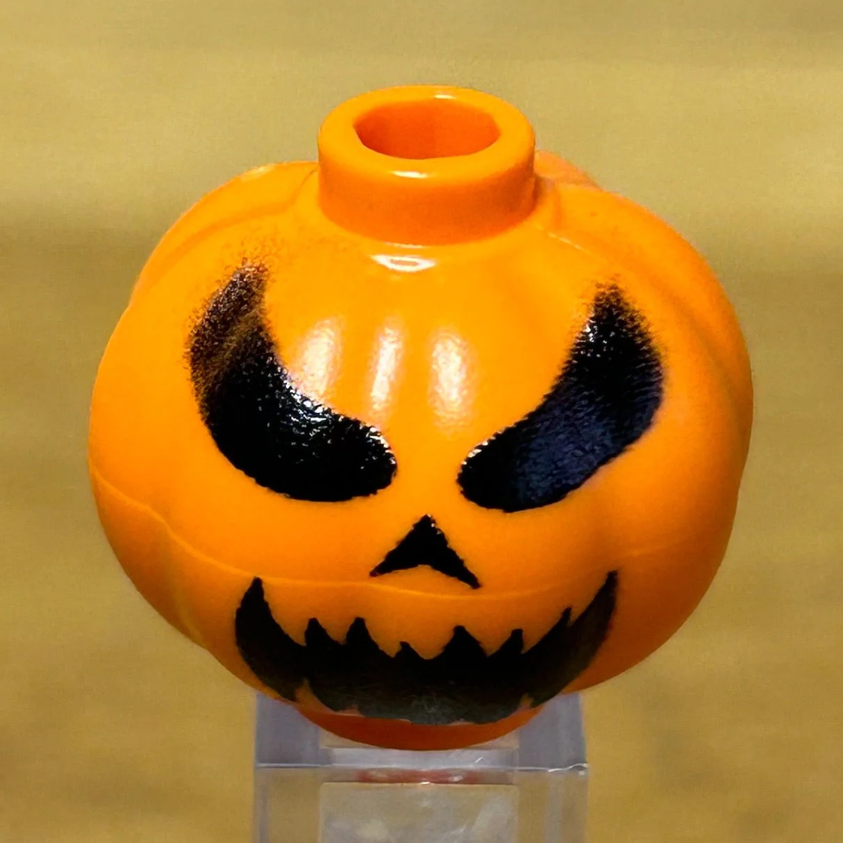 Custom Jack O' Lantern / Pumpkin Face #4 - B3 Customs made using LEGO part - Image 2