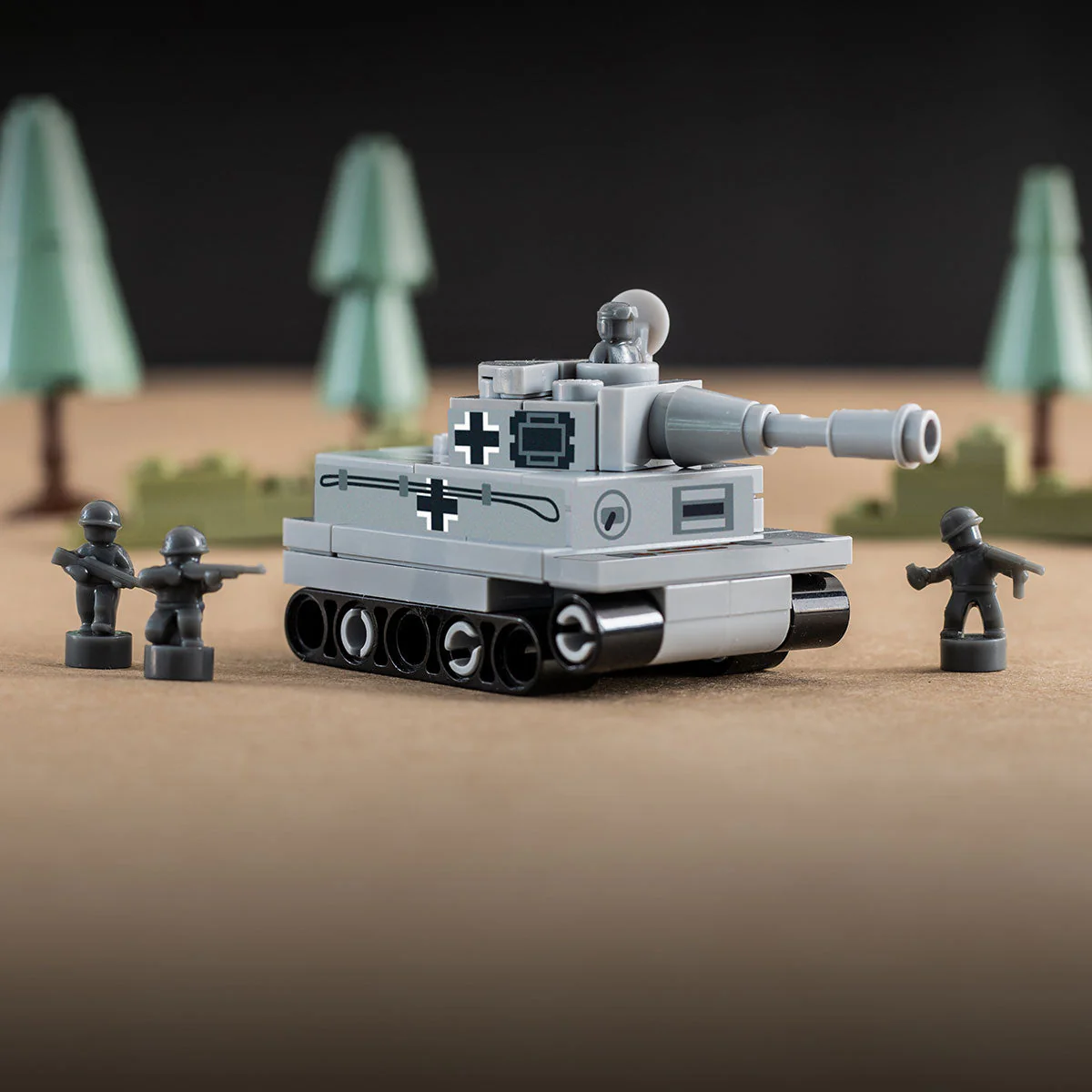 Custom Mini Panzer Tank made using LEGO parts - B3 Customs - Image 3