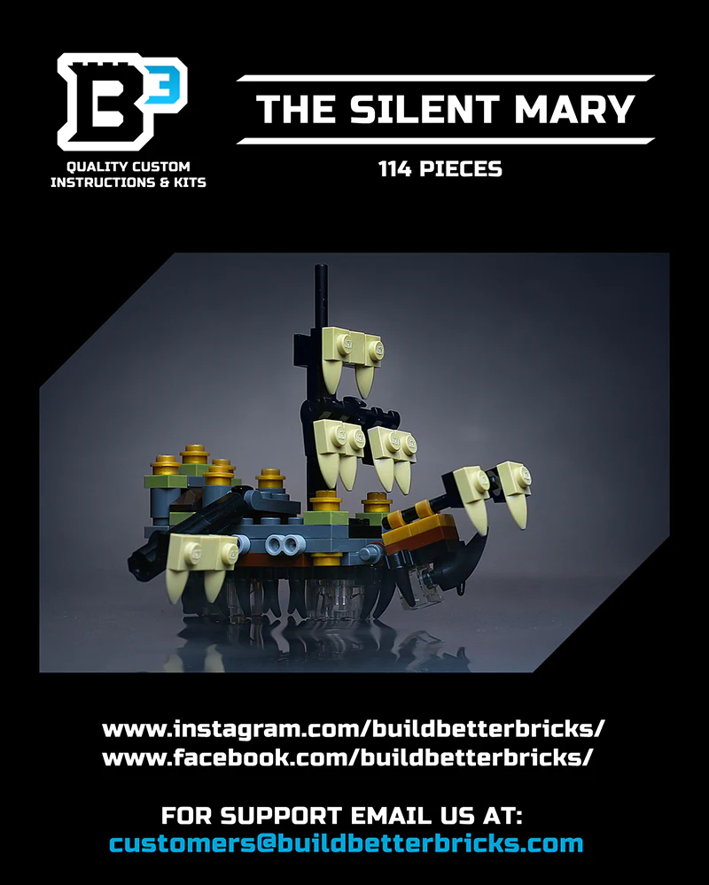 Custom Mini The Silent Mary Pirate Ship - Image 2