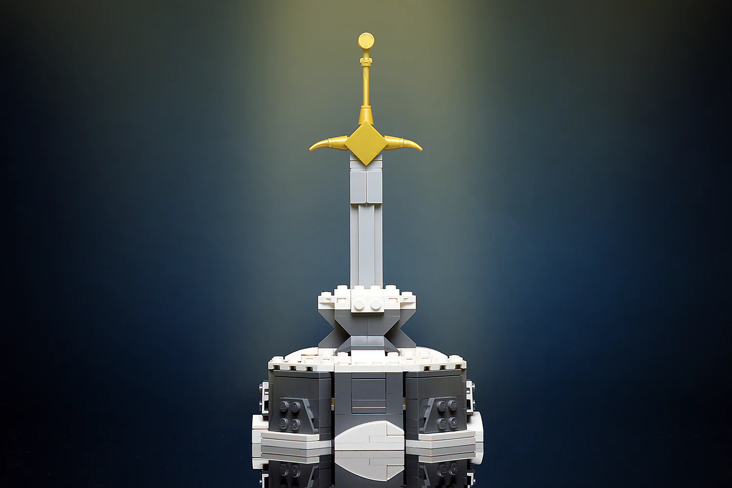 Custom Sword in the Stone MOC made using LEGO elements - Image 3