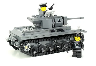 Deluxe German WW2 Panzer Tank Made With Real LEGO Bricks - Image 4