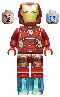 Iron Man (Silver Hexagon) - LEGO Marvel Minifigure (2020) - Image 2