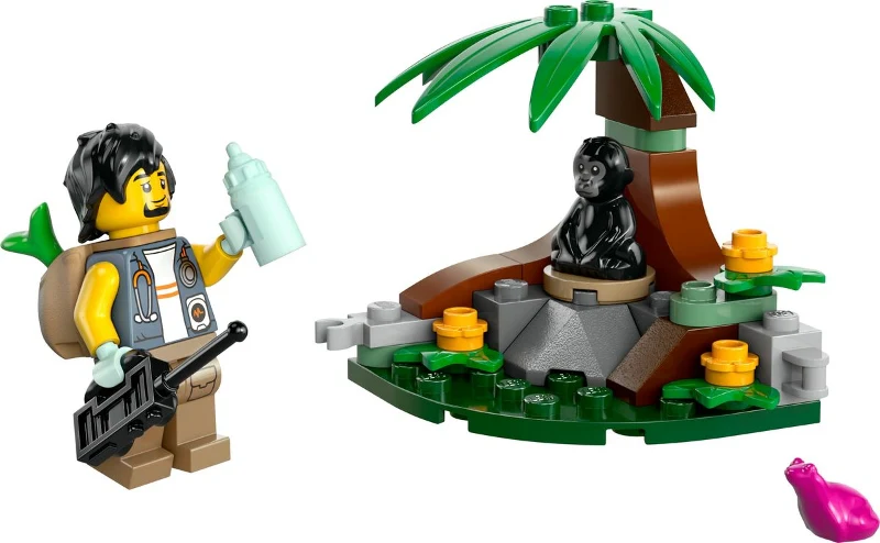 LEGO City Baby Gorilla Encounter Polybag Set (30665) - Image 2