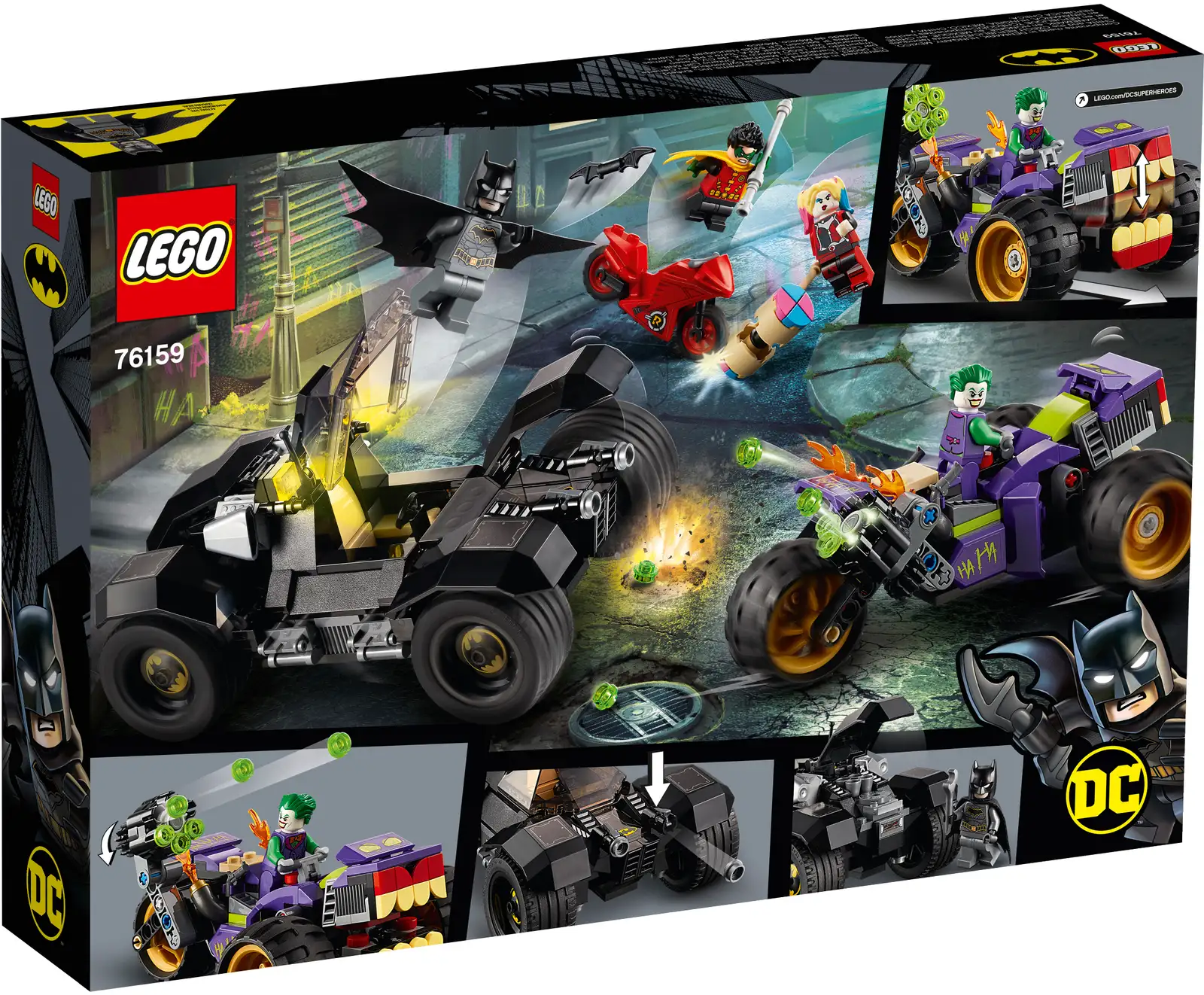 LEGO DC Comics Joker's Trike Chase Set (76159) - Image 3