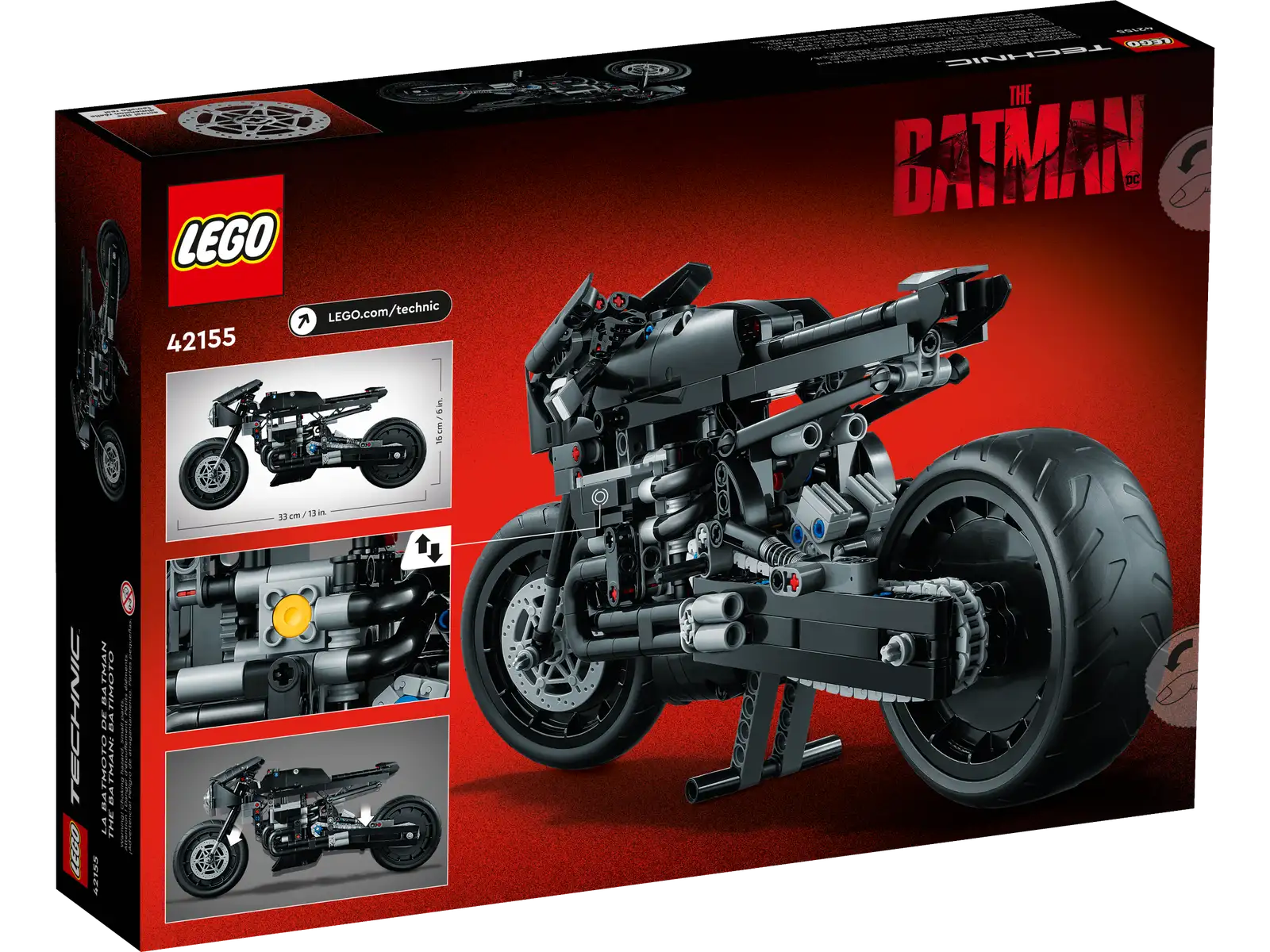LEGO DC Comics THE BATMAN – BATCYCLE™ Set (42155) - Image 3