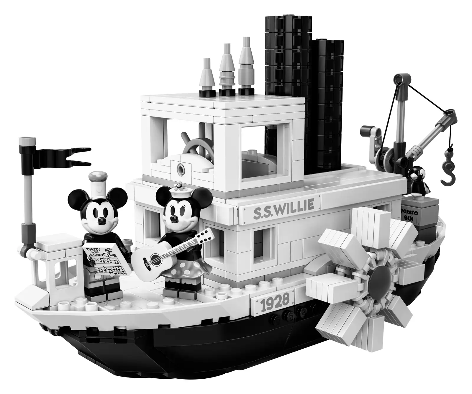 LEGO Disney Steamboat Willie Set (21317) - Image 3