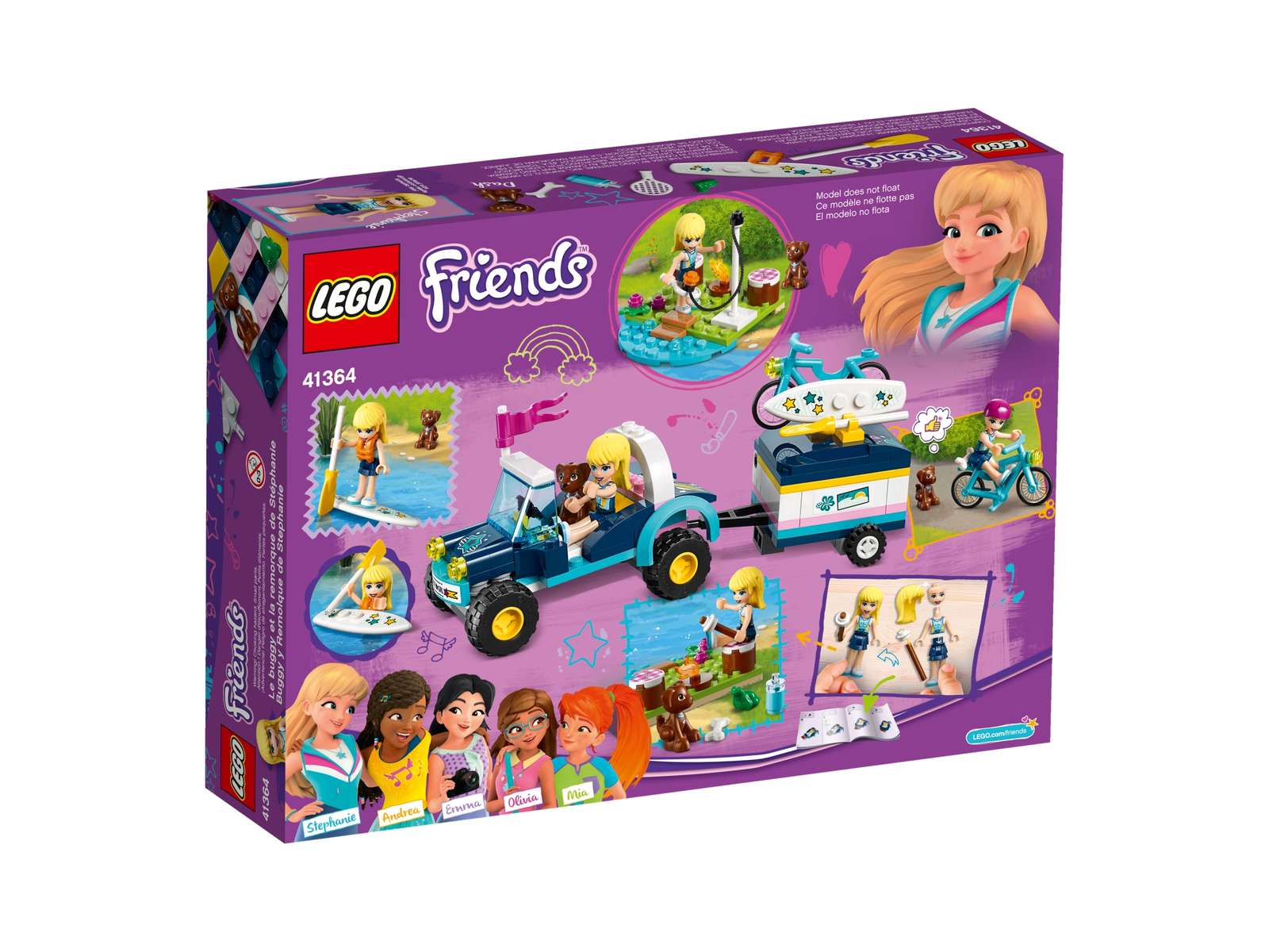 LEGO Friends Stephanie's Buggy & Trailer Set (41364) - Image 3