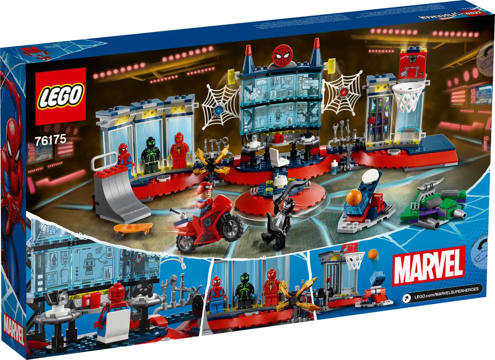LEGO Marvel Attack on the Spider Lair Set (76175) - Image 3