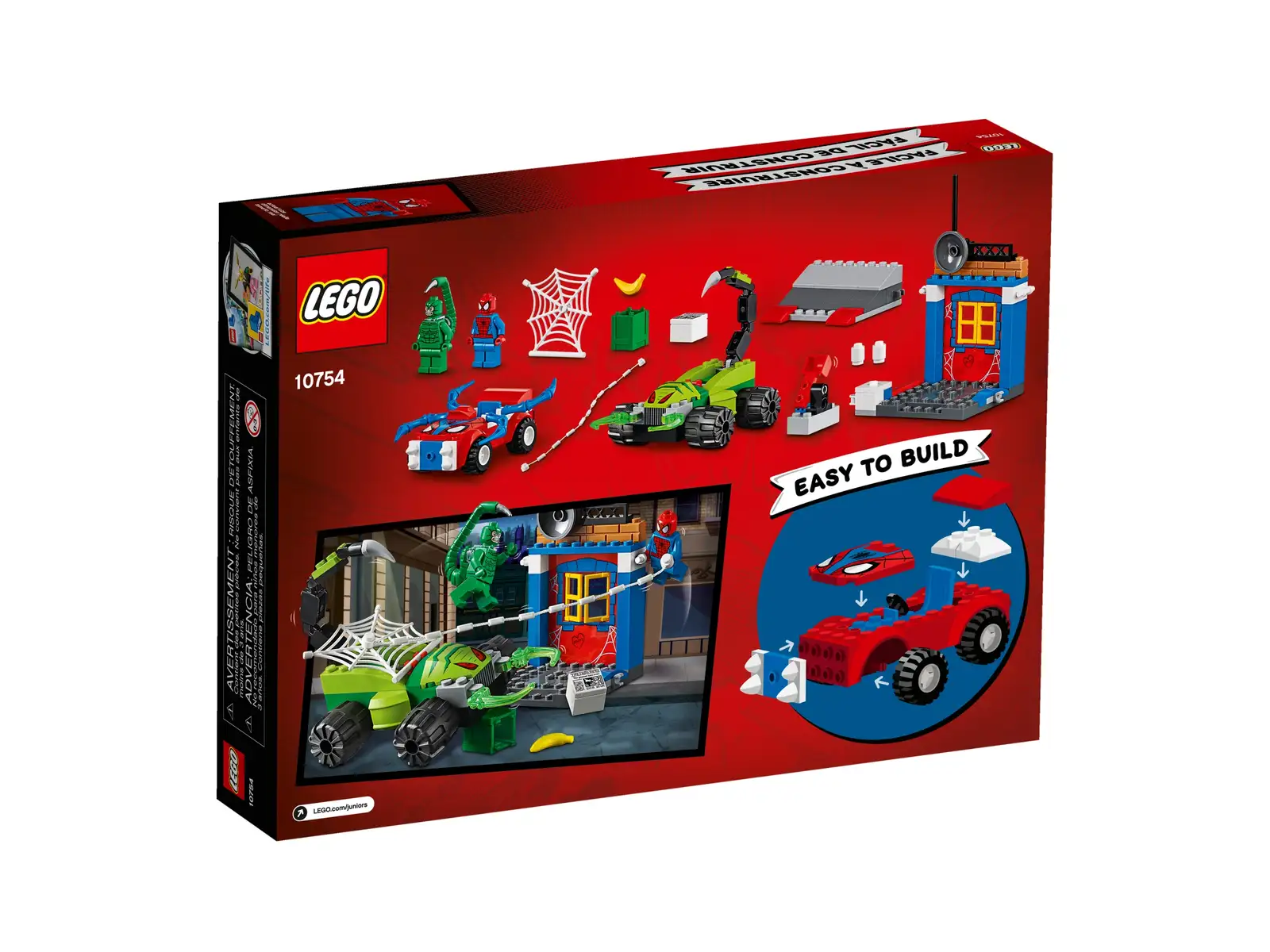 LEGO Marvel Spider-Man vs. Scorpion Street Showdown Set (10754) (2018) - Image 2