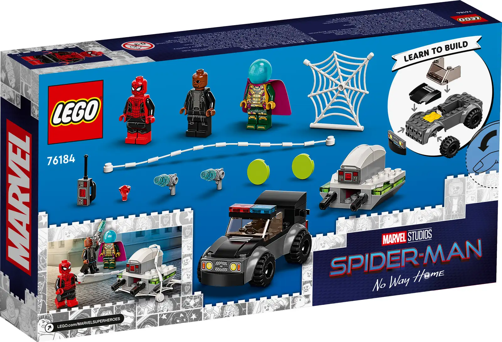 LEGO Marvel Spider-Man vs. Mysterio’s Drone Attack Set (76184) - Image 3