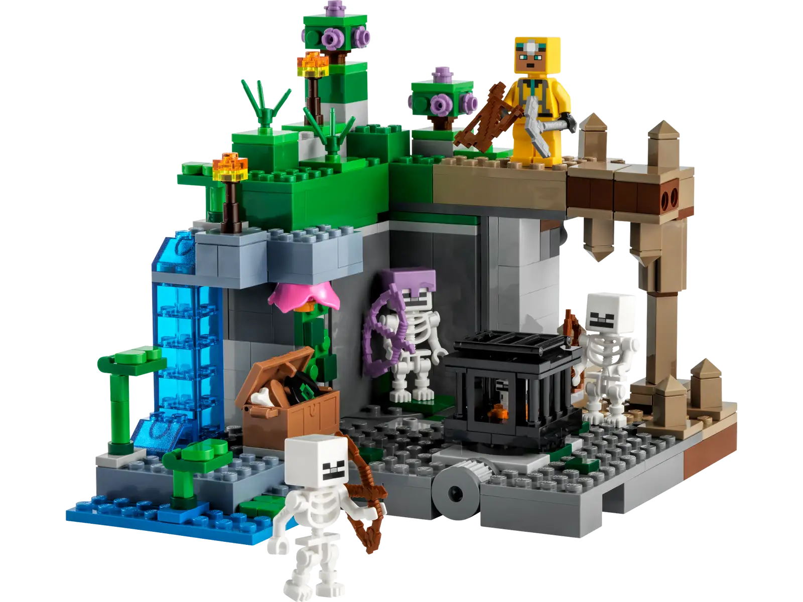 LEGO Minecraft The Skeleton Dungeon Set (21189) - Image 3