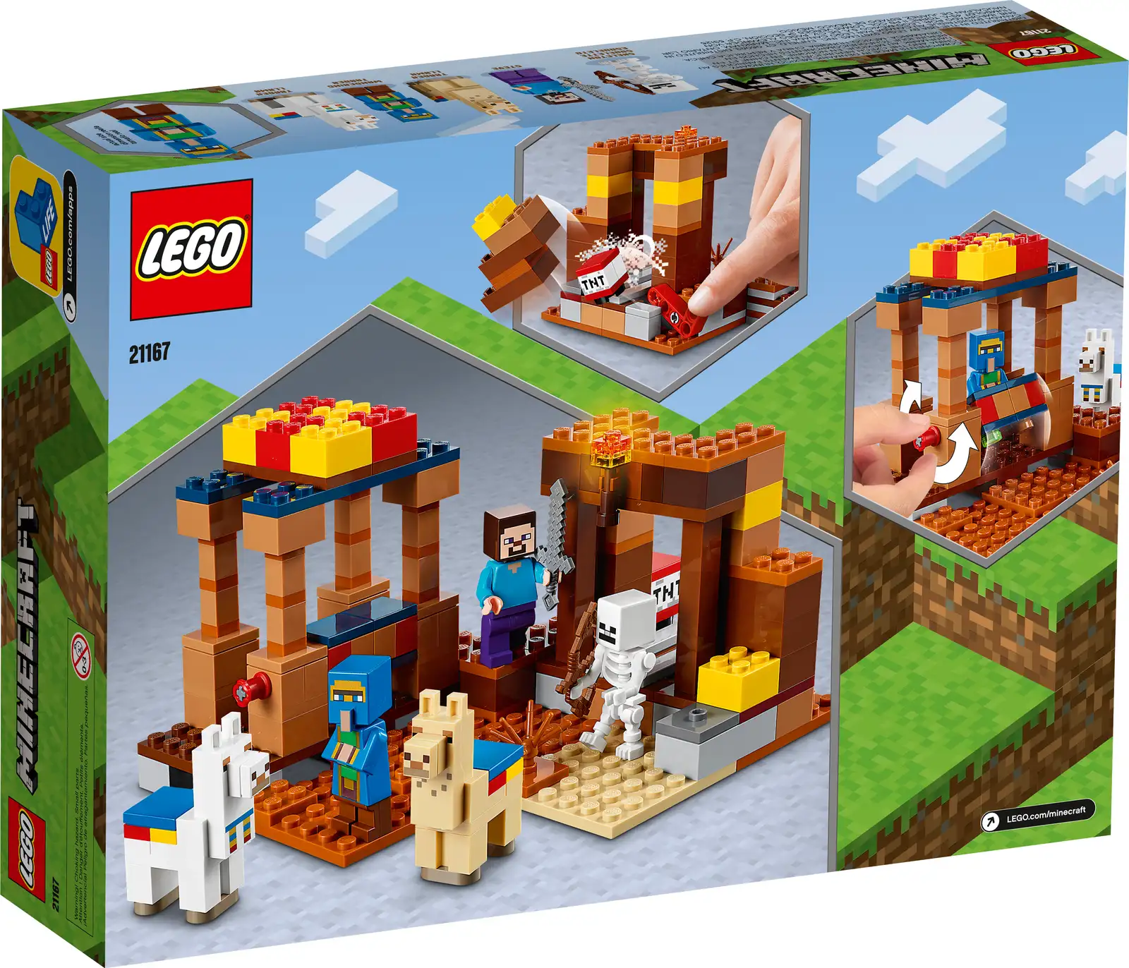 LEGO Minecraft The Trading Post Set (21167) - Image 2