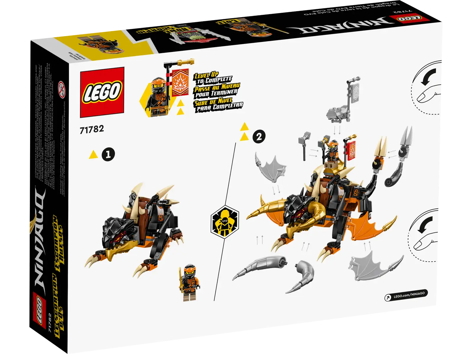 LEGO Ninjago Cole’s Earth Dragon EVO Set (71782) - Image 2