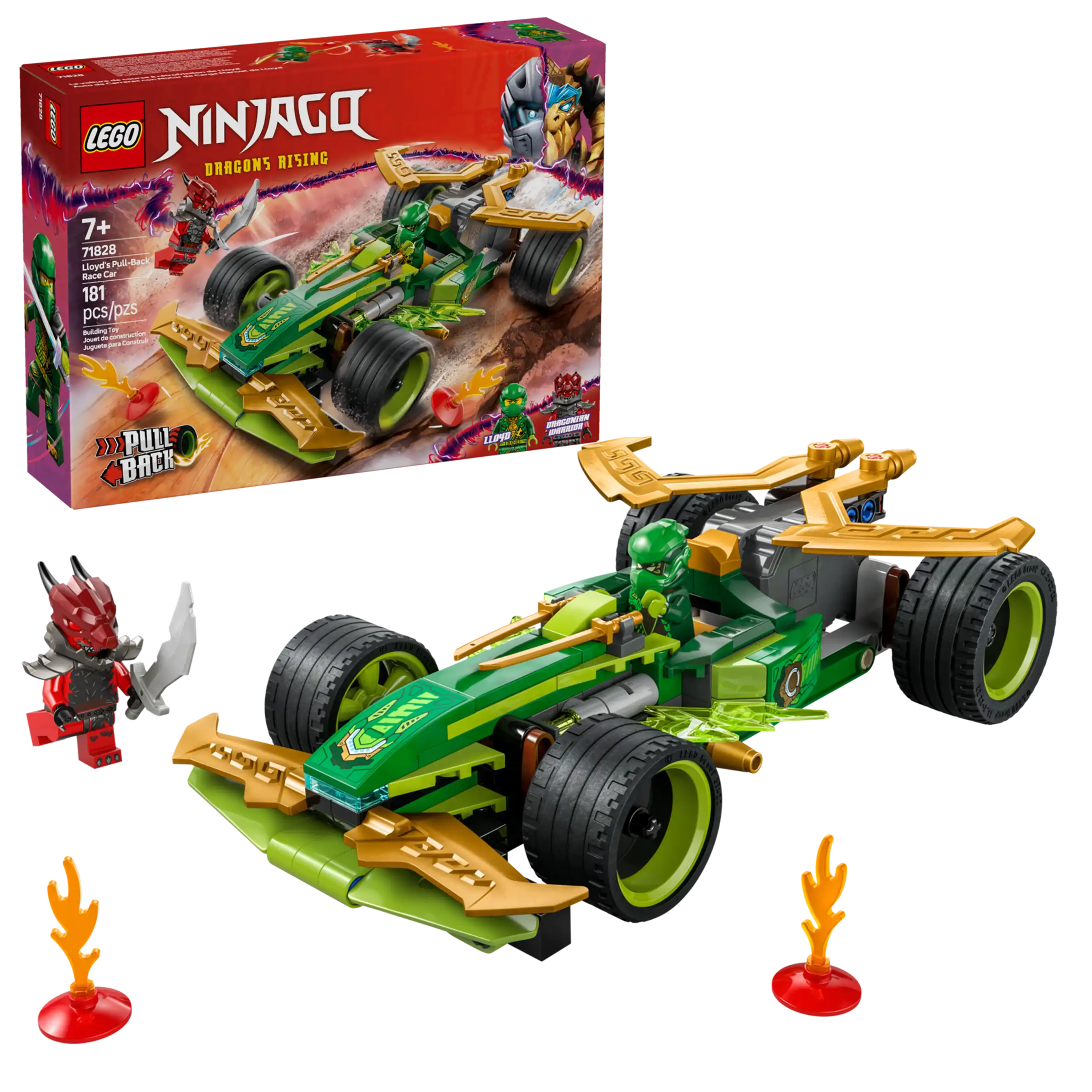LEGO Ninjago Lloyd’s Pull-Back Race Car Set (71828)