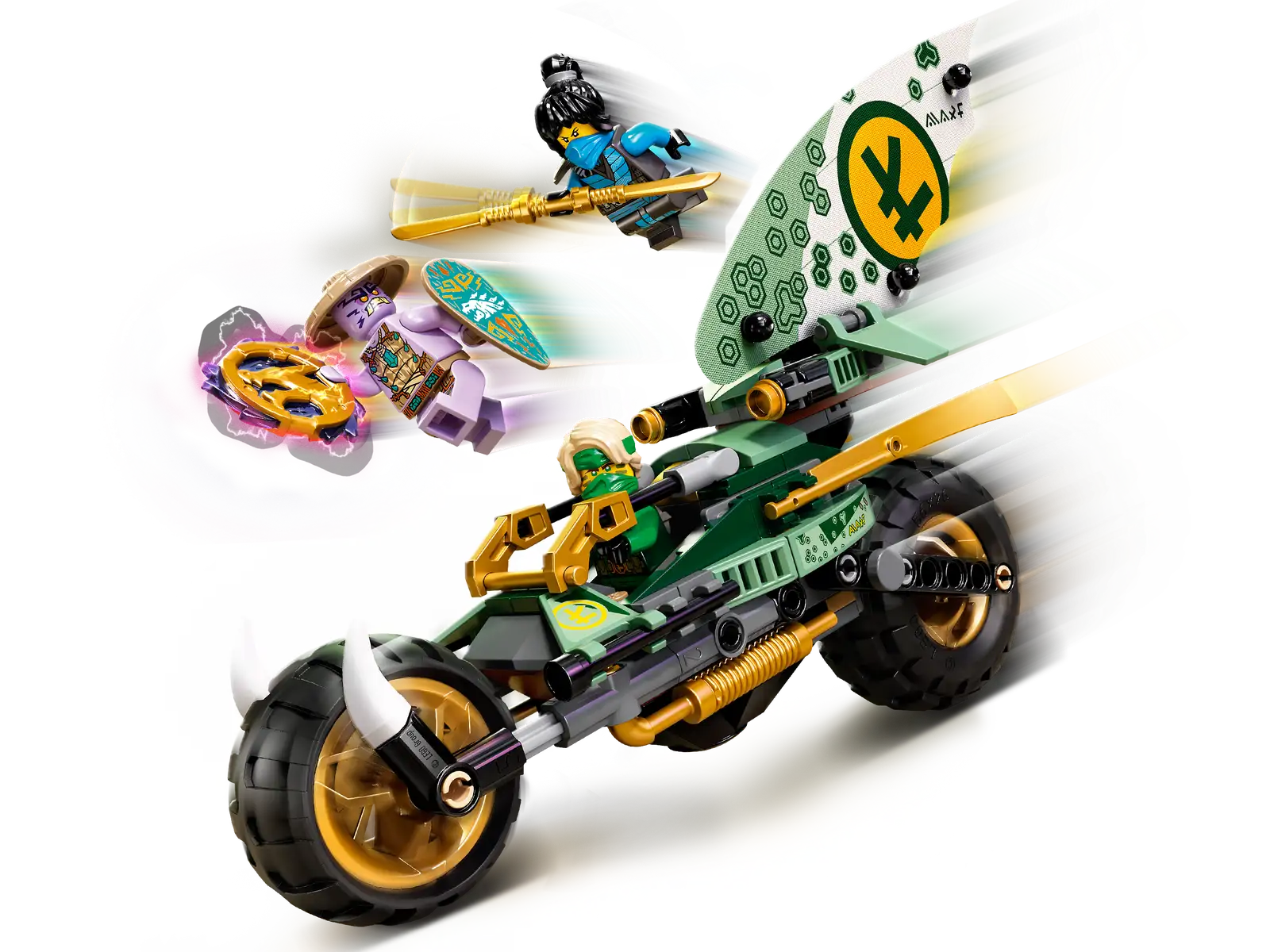 LEGO Ninjago Lloyd's Jungle Chopper Bike Set (71745) - Image 2