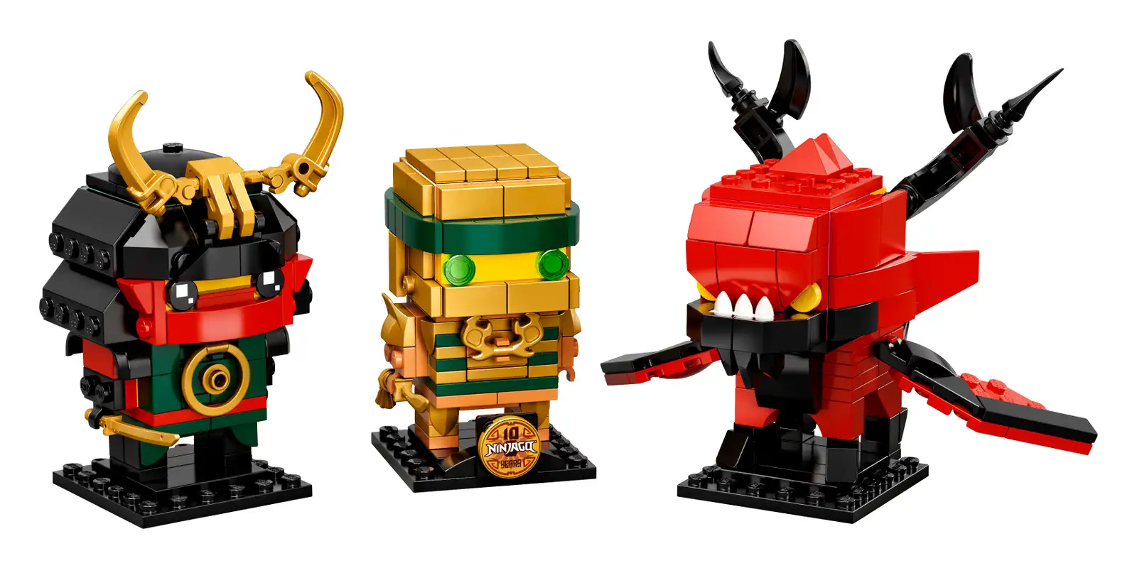 LEGO Ninjago Ninjago 10 BrickHeadz Set (40490) - Image 2