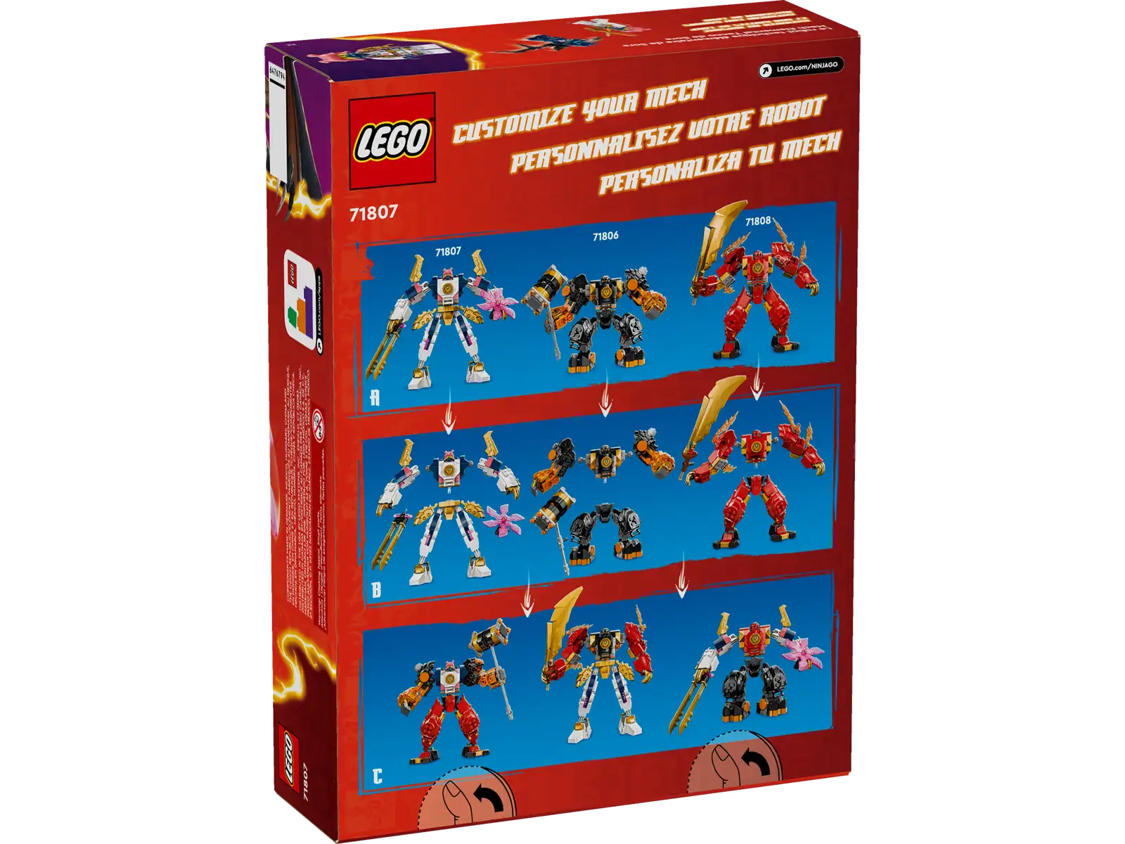 LEGO Ninjago Sora's Elemental Tech Mech Set (71807) - Image 2