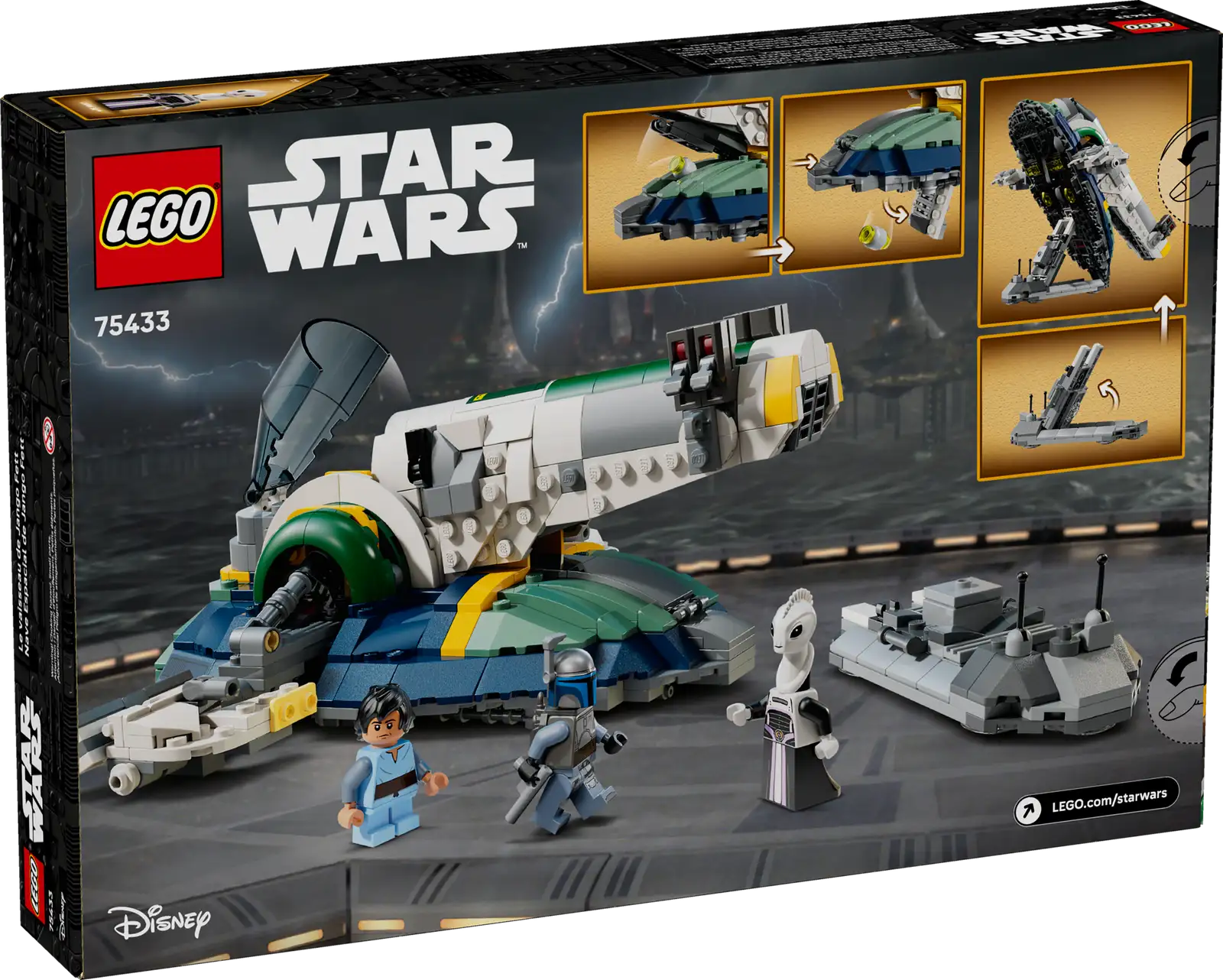 LEGO Star Wars Jango Fett's Starship Set (75433) - Image 2