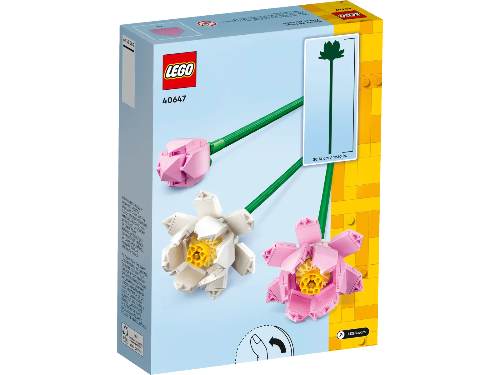 LEGO Lotus Flowers Set (40647) - Image 3