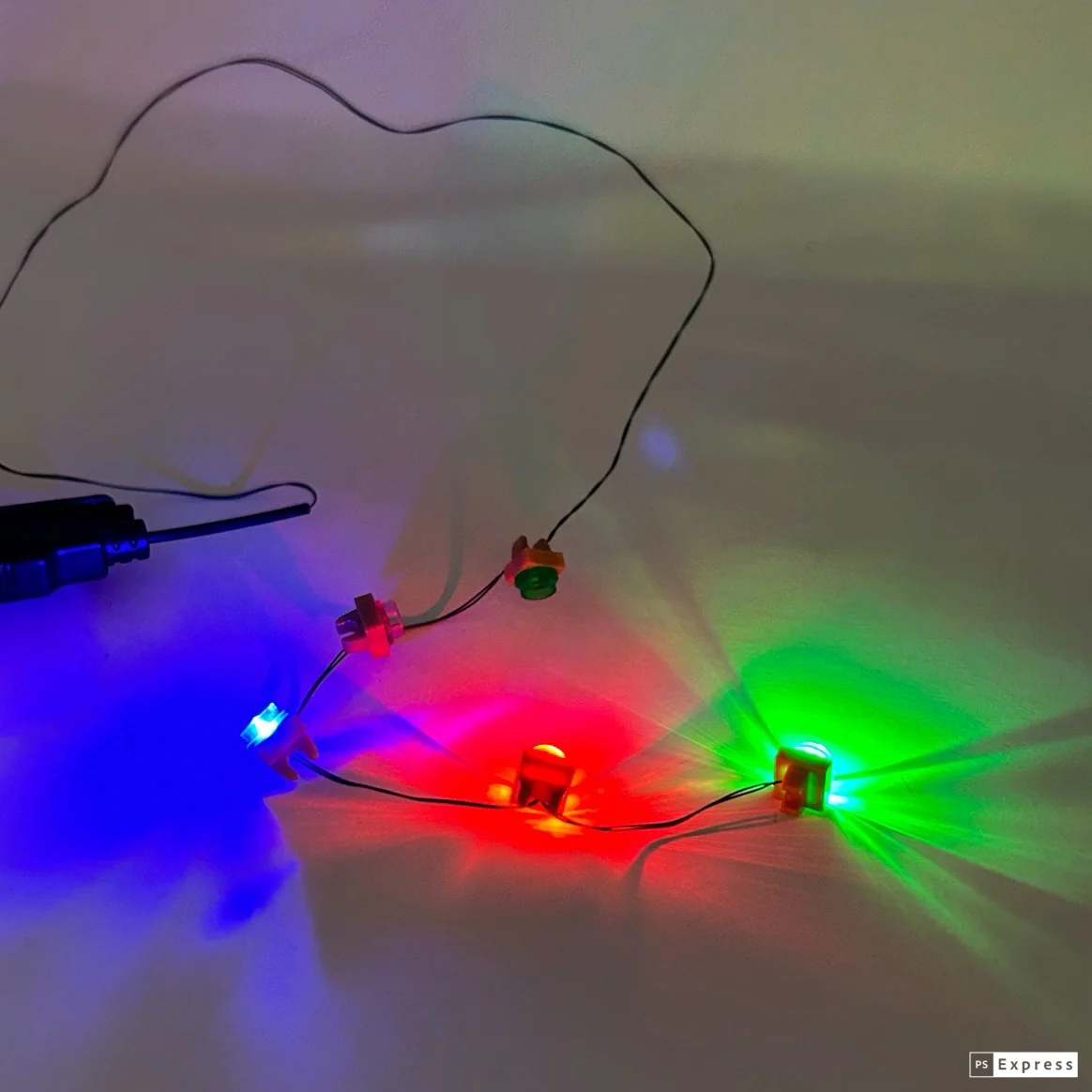 Light-Up Christmas Lights Strand (Small) - LEGO Compatible - Image 2