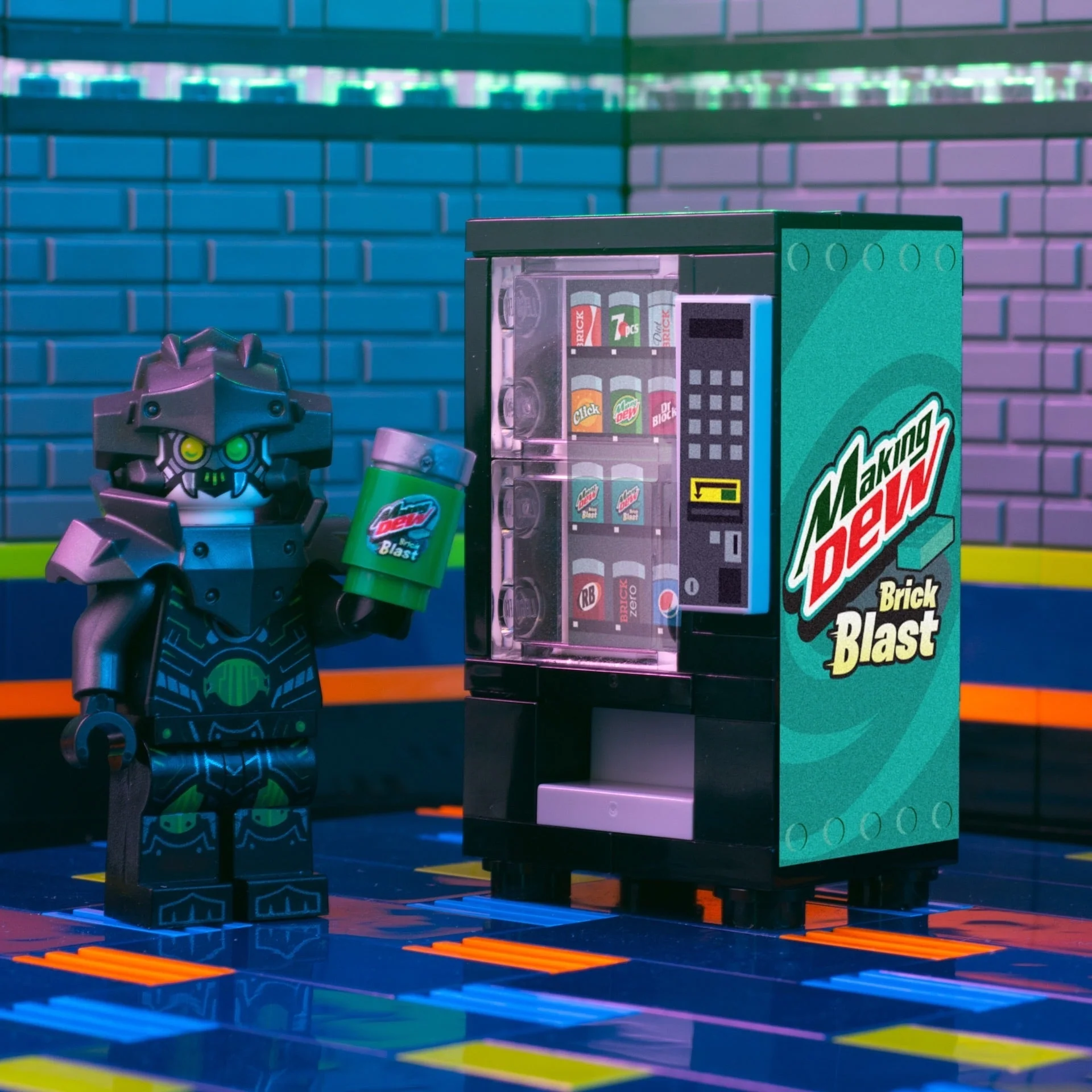 Making Dew (Brick Blast) - B3 Customs Soda Vending made - Image 3