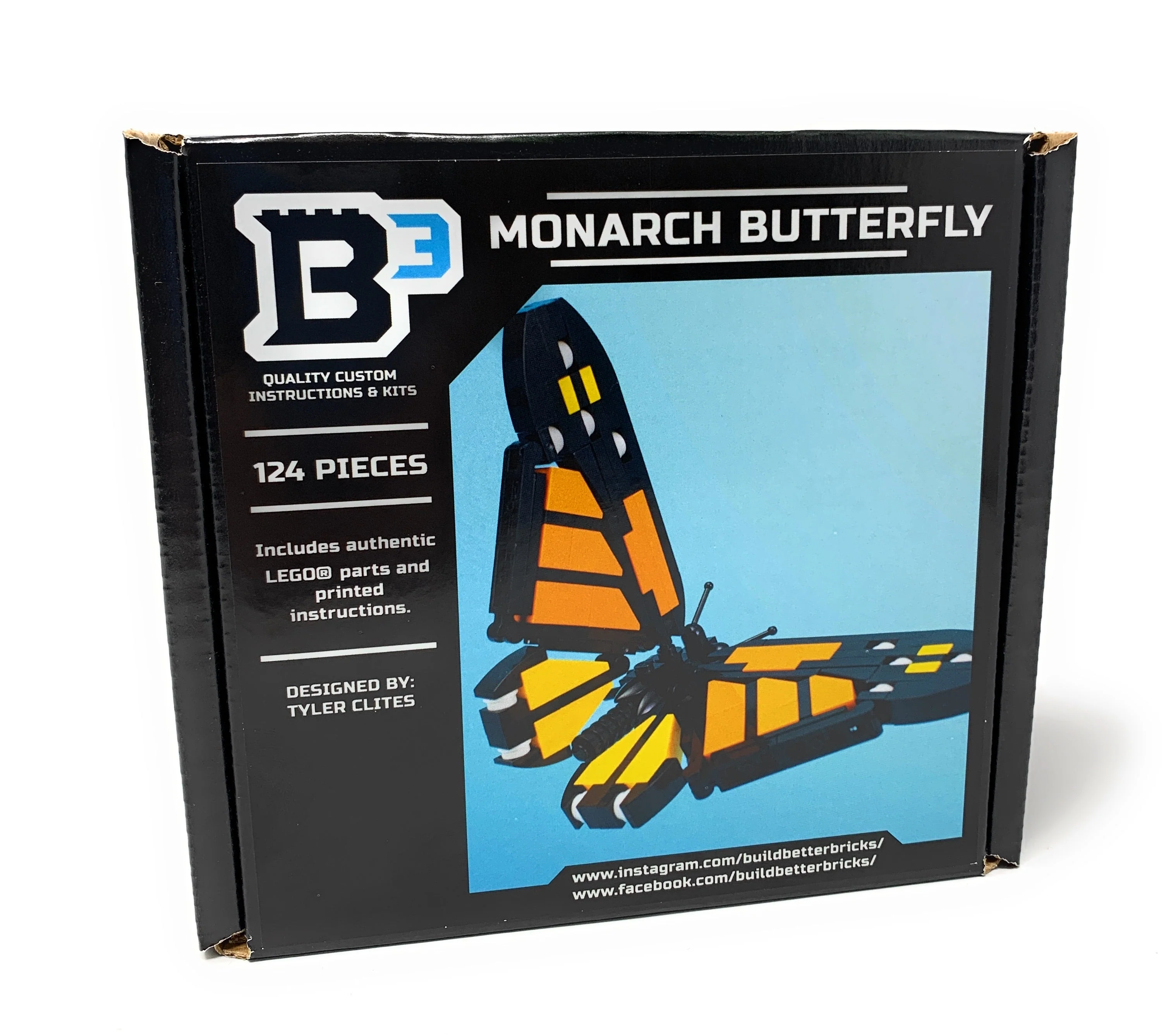 Monarch Butterfly - B3 Customs Building Set made using LEGO parts - Image 5
