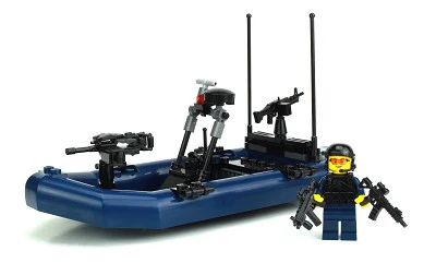 Navy RHIB Attack Boat - Custom Military Set