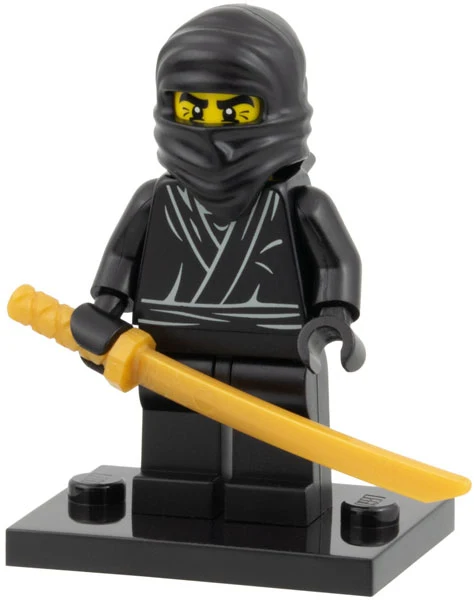 Ninja - Series 1 LEGO Collectible Minifigure (2010) - Image 2
