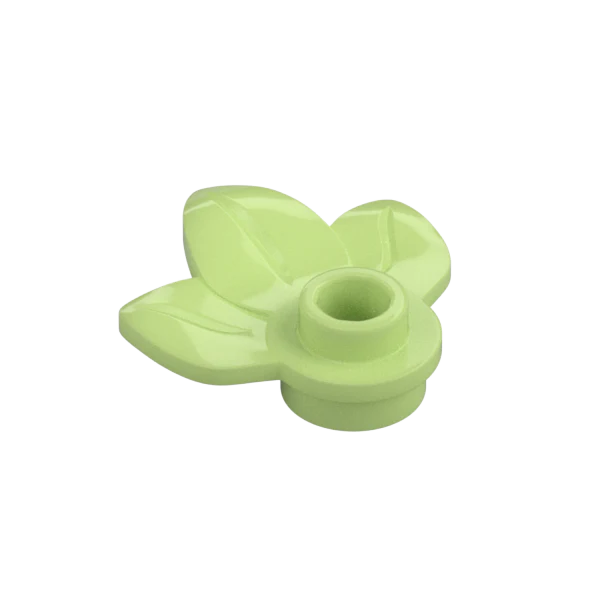 Plant Plate, Round 1 x 1 with 3 Leaves - Official LEGO® Part - Image 20