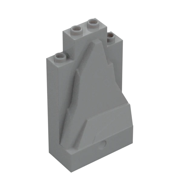 Rock Panel 2 x 4 x 6 - Official LEGO® Part - Image 2
