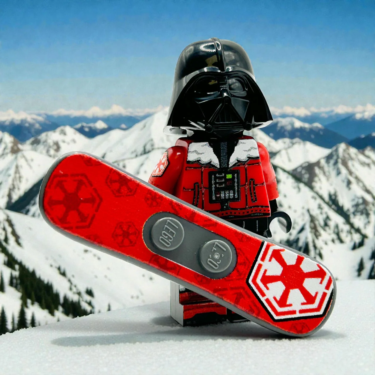 Snowboarding Vader Minifig - Image 2