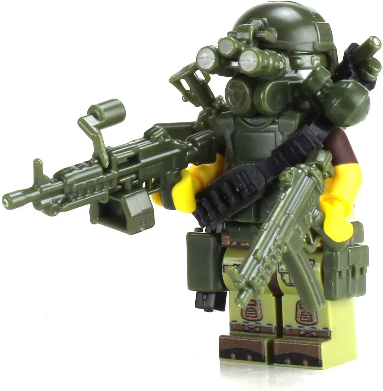 Special Forces Green Commando - Custom Military Minifig - Image 2