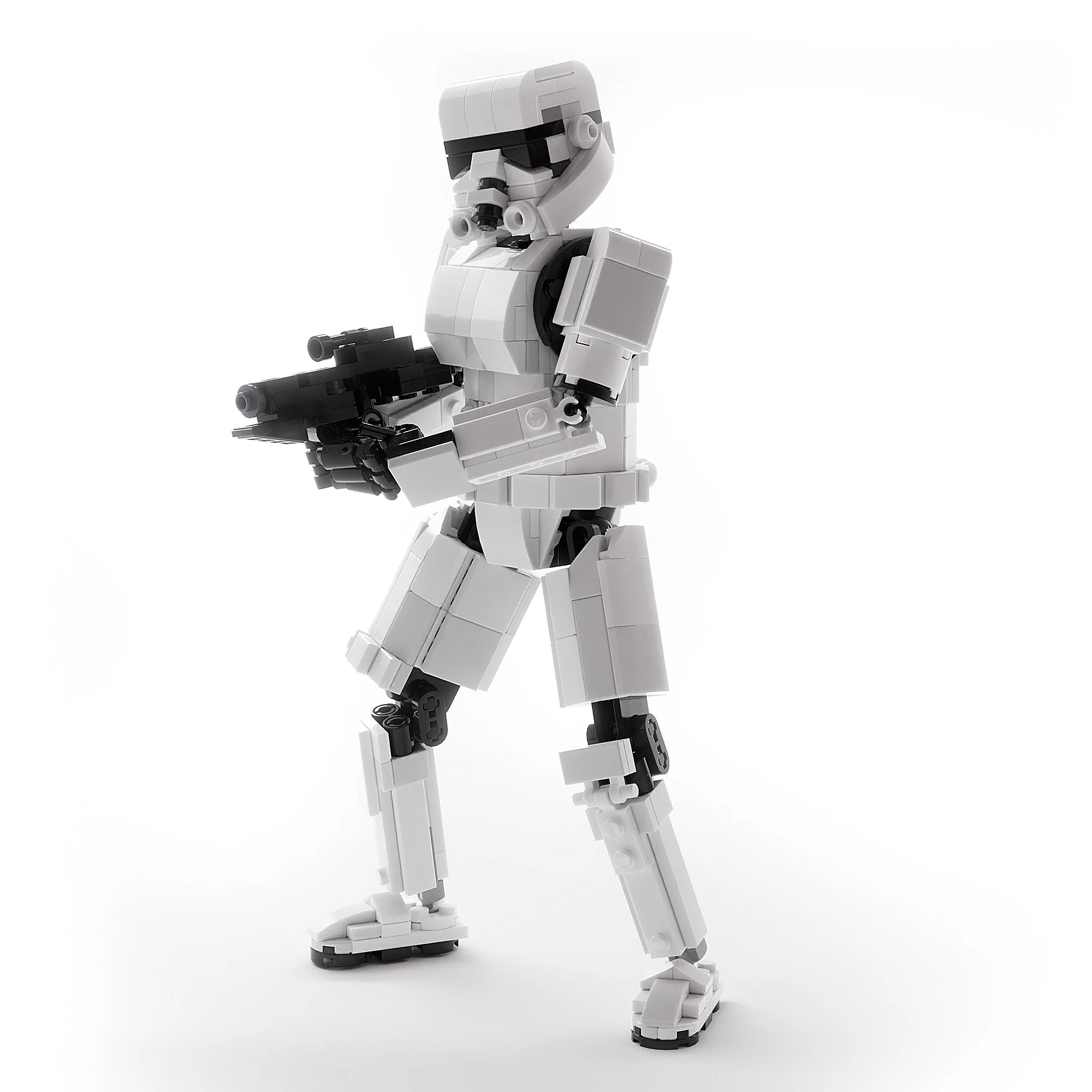 Stormtrooper 9" Figure - Custom MOC made using LEGO parts - Image 2