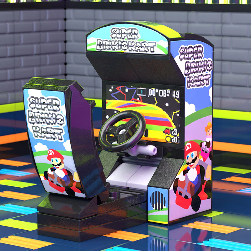 Super Brickio Kart - Custom Arcade Racing Game made using LEGO parts - B3 Customs - Image 2