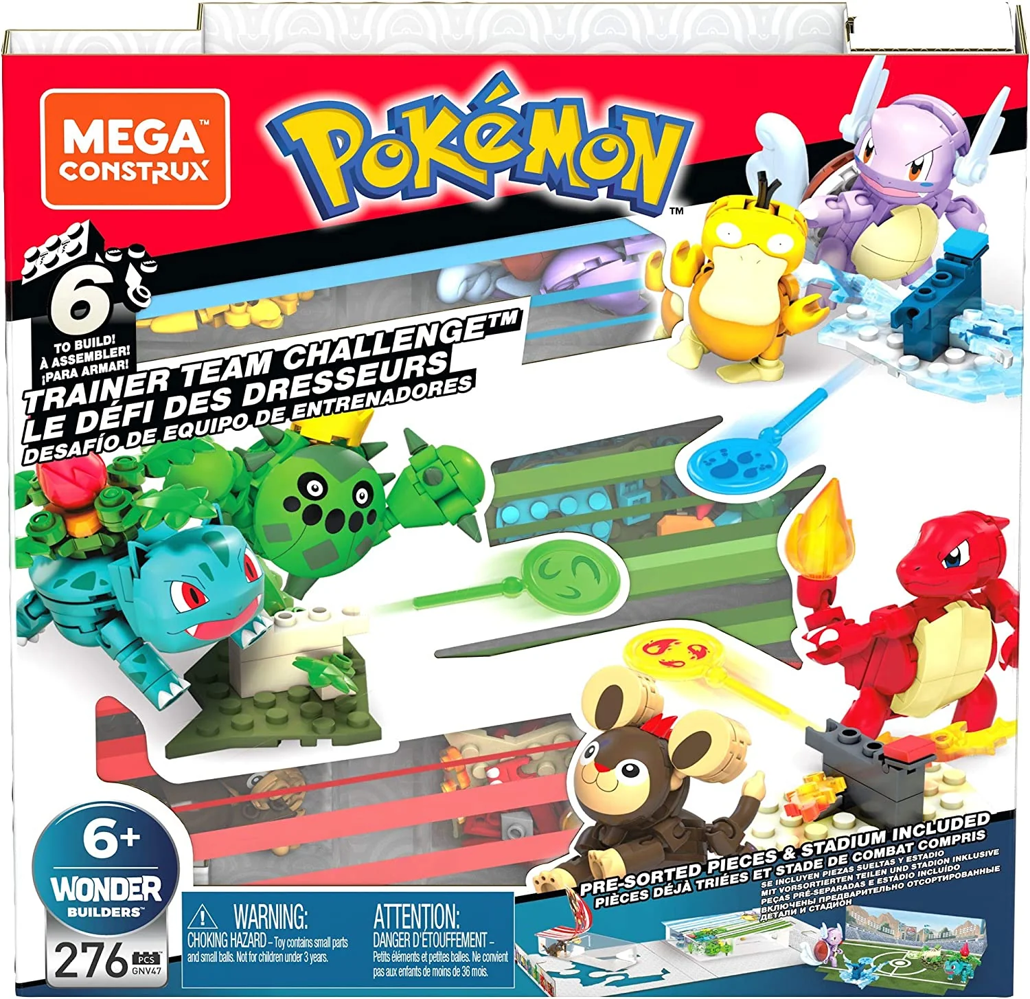 Trainer Team Challenge - Mega Construx Pokémon Set