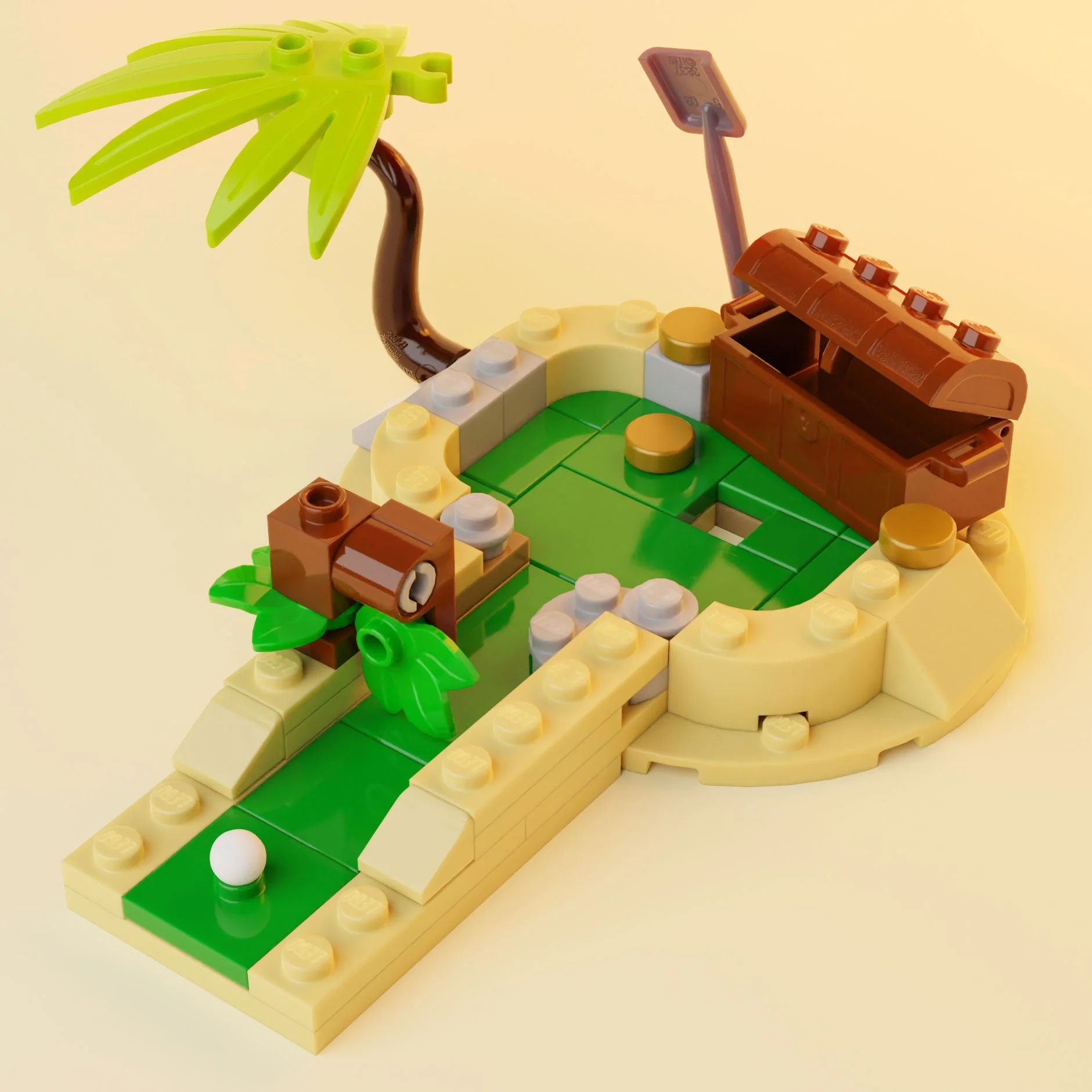 Treasure Island - Custom Putt Putt / Mini Golf Hole